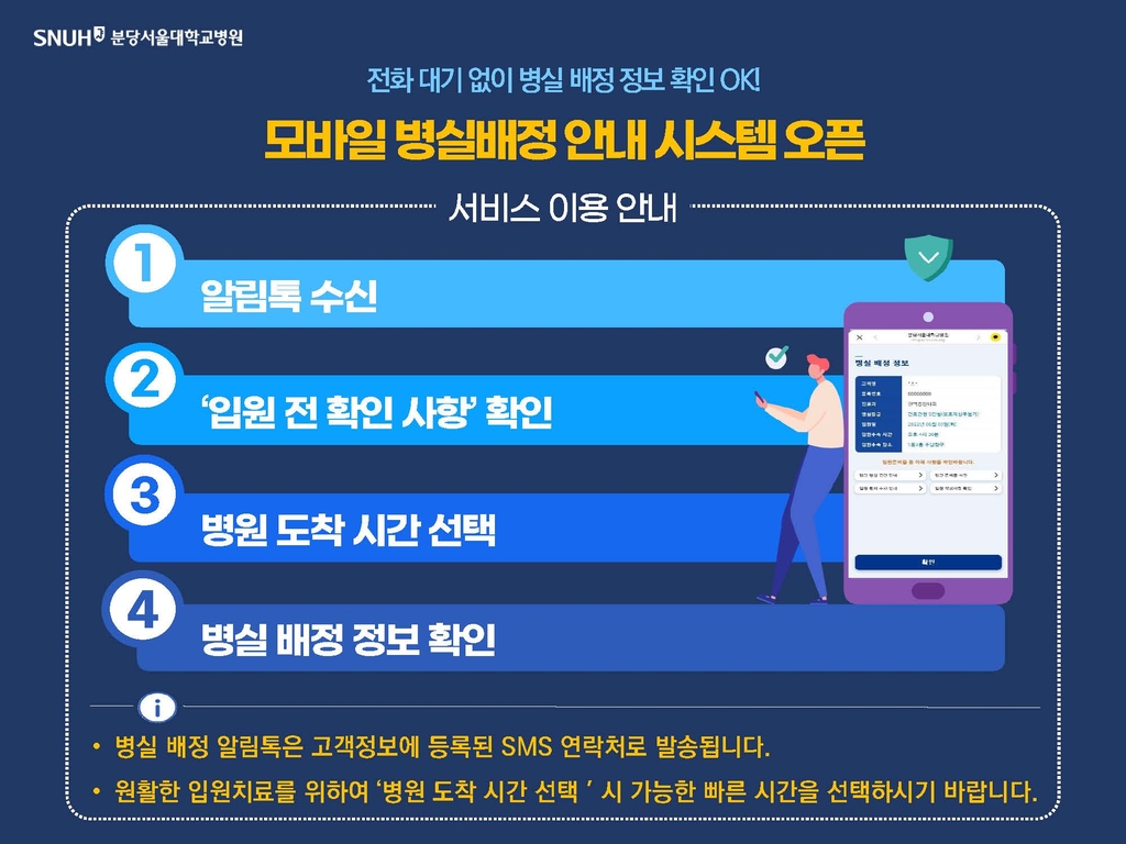 분당서울대병원, 모바일 입원수속·결제시스템 구축