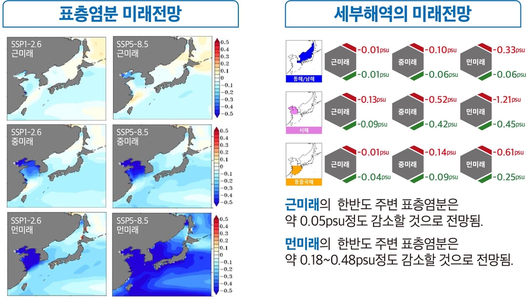 "온실가스 지금처럼 배출하면 2040년까지 해수면 11㎝ 상승"