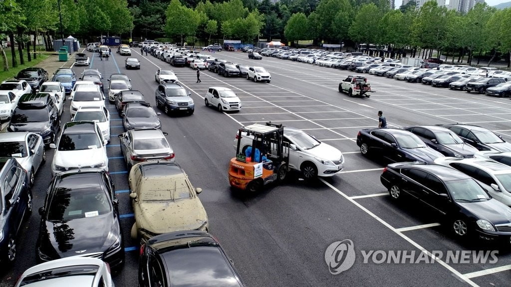 폭우에 침수된 車 1.1만대…손해액 1,500억 돌파