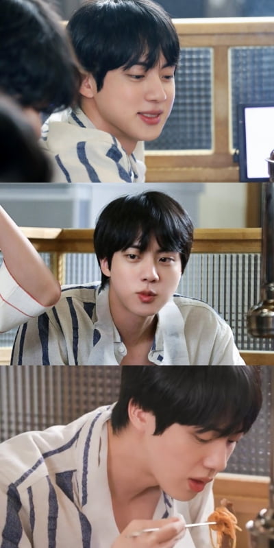 방탄소년단 진, 마음까지 '월드와이드 핸섬'한 왕다정둥이 ('달려라 방탄')