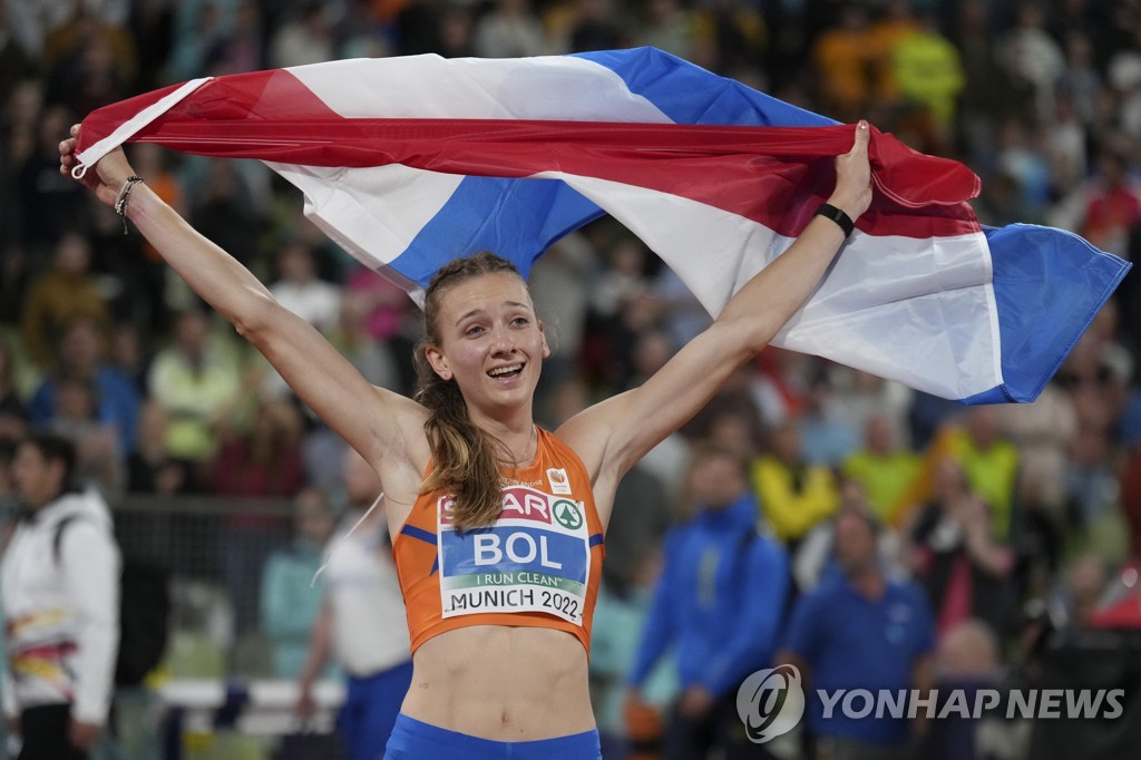 볼, 유럽육상 3관왕…여자 400ｍ·400ｍ허들·1,600ｍ계주 우승