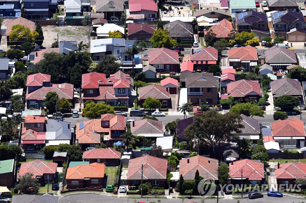 시드니 집값도 '뚝뚝'…매매가 호가보다 평균 6.7% 낮아져