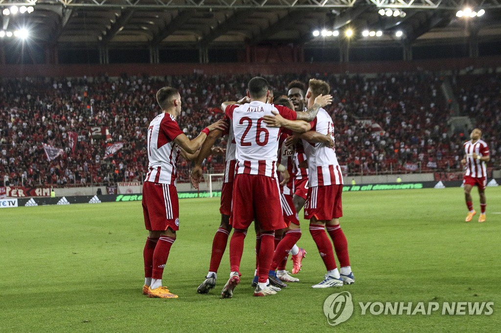 황인범 빠진 올림피아코스, 리그 개막전서 지안니나에 2-0 승리