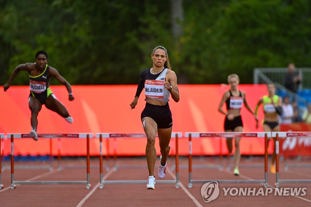 매클로플린, 유럽에서 열린 여자 400ｍ 허들 최고 기록…51초68