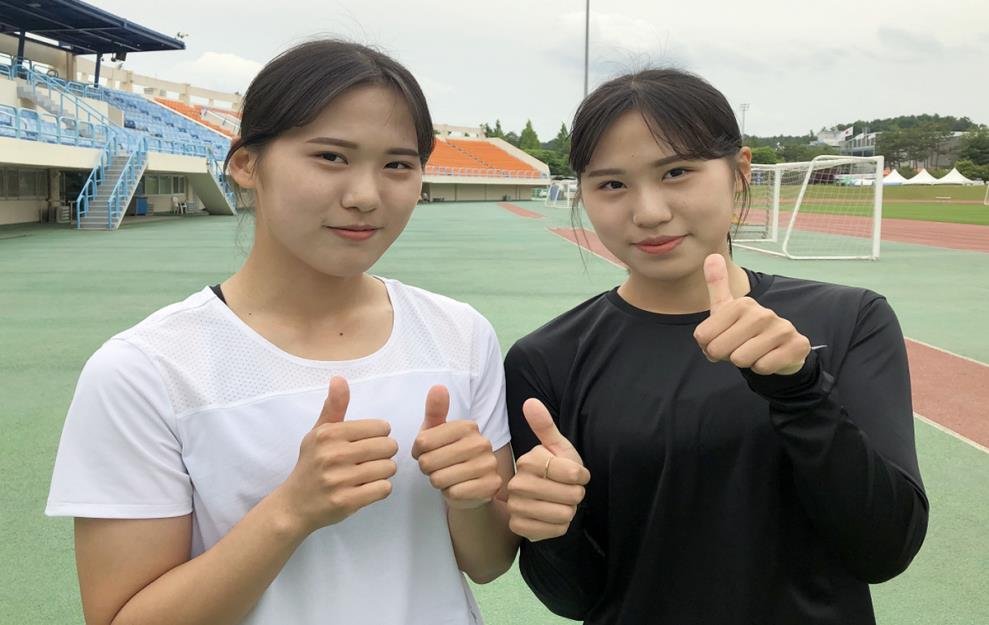 '쌍둥이' 김다은·소은, 실업육상 챔피언십 여자 200ｍ 1·2위