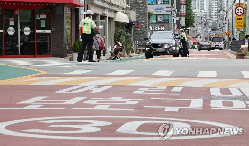 어린이 보호구역 40곳에 교통사고 집중…작년 85건, 2명 사망