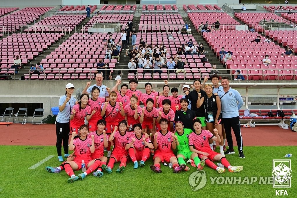 '동아시안컵 3위' 한국 여자축구, FIFA 랭킹 18위 유지