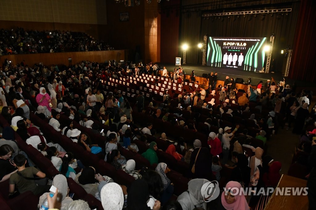 [월드＆포토] 수교 60주년 맞아 요르단에 처음 찾아온 'K팝'