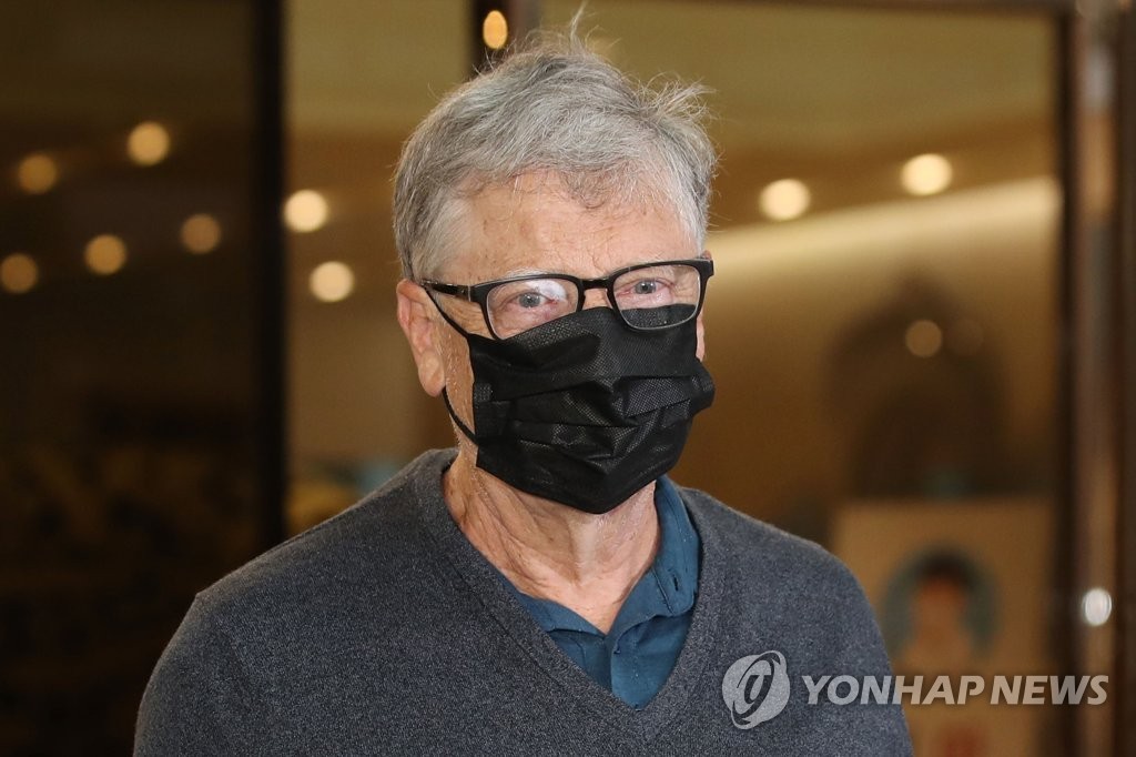 빌게이츠 "한국, 글로벌 보건문제 확대된 역할 희망"