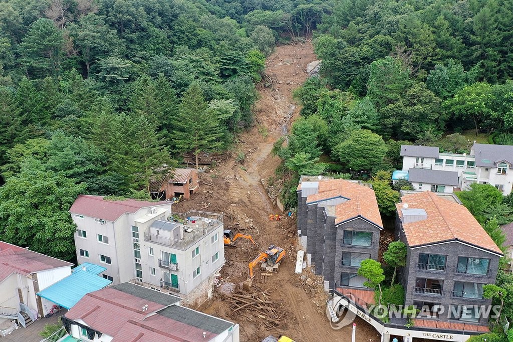 경기도 집중호우 피해액 눈덩이…공공시설만 1천642억원 추산