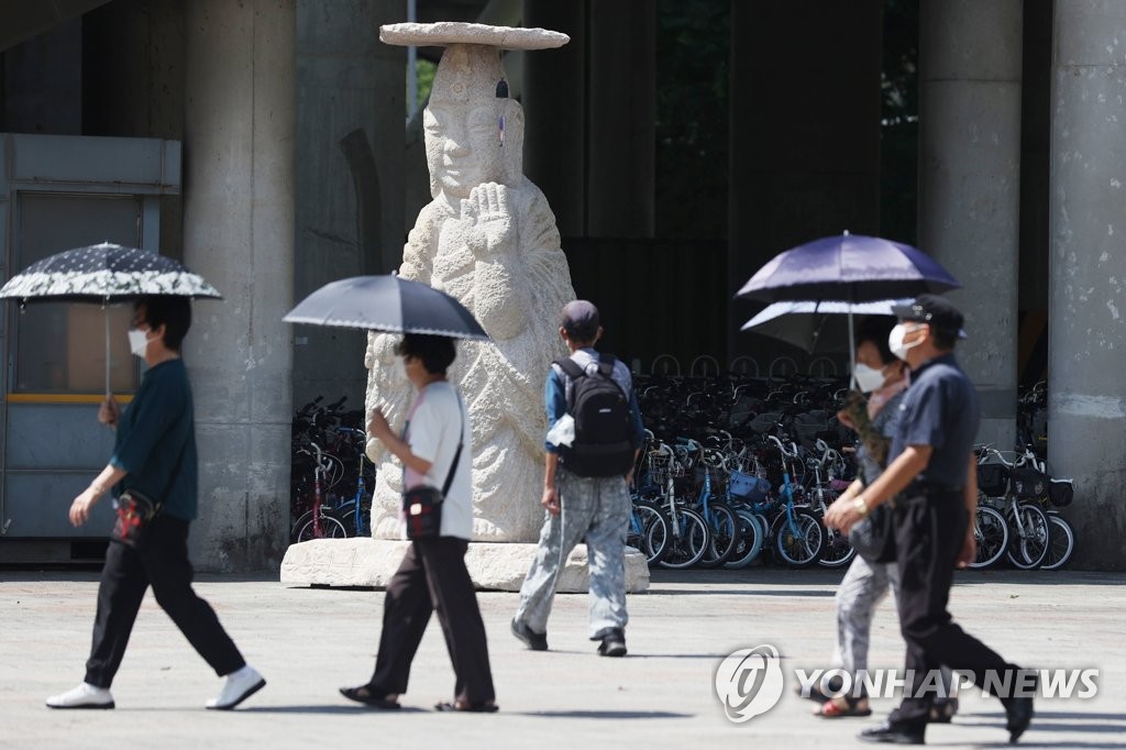 남부·제주 '정체전선 비' 오늘 끝나…전국 무더위