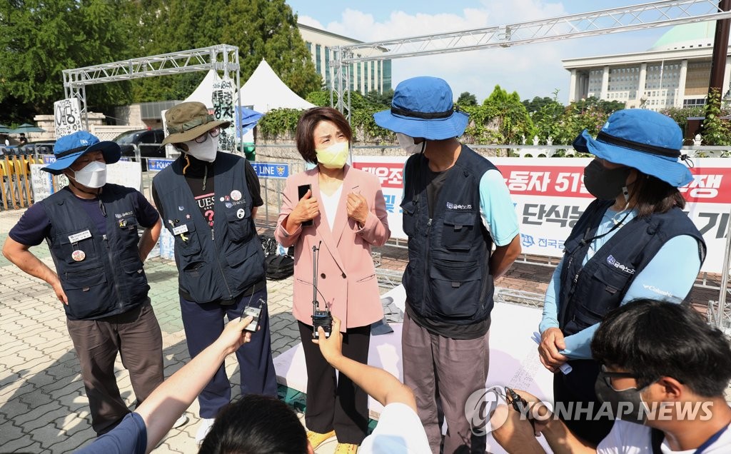 대우조선 하청노사 갈등 불씨 여전…고용승계 놓고 단식농성(종합)