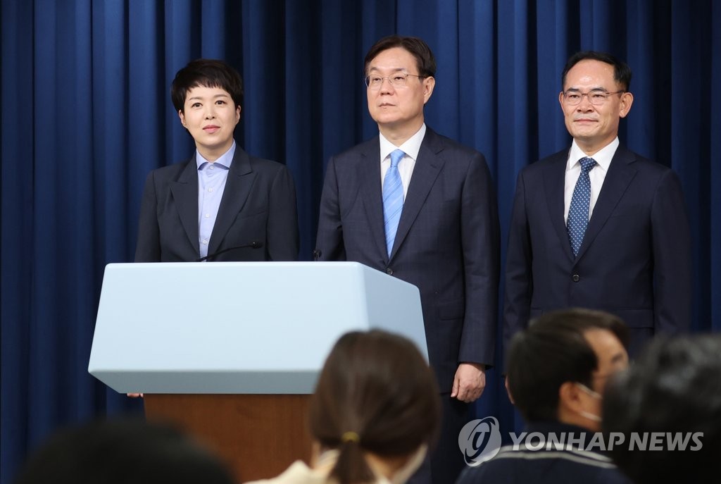 '신설' 정책기획수석 이관섭…새 홍보수석 김은혜·2차장 임종득(종합)