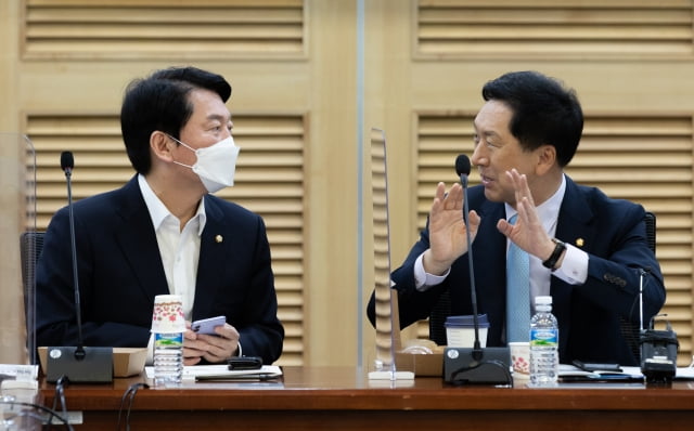 국민의힘 김기현(오른쪽) 의원, 안철수 의원. / 사진=연합뉴스