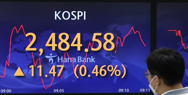 지난 5일 오전 서울 중구 하나은행 본점 딜링룸. 사진=연합뉴스