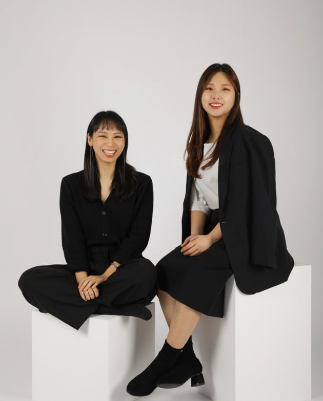 (왼쪽부터) 김정아 마케터, 정다솜 대표
