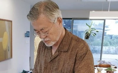 "나 부산 남자야"…수박 이어 회 써는 文 공개한 딸 다혜씨