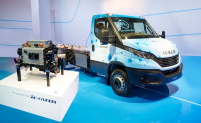 현대차 수소연료전지시스템 탑재한 유럽 대형밴 '최초공개'
