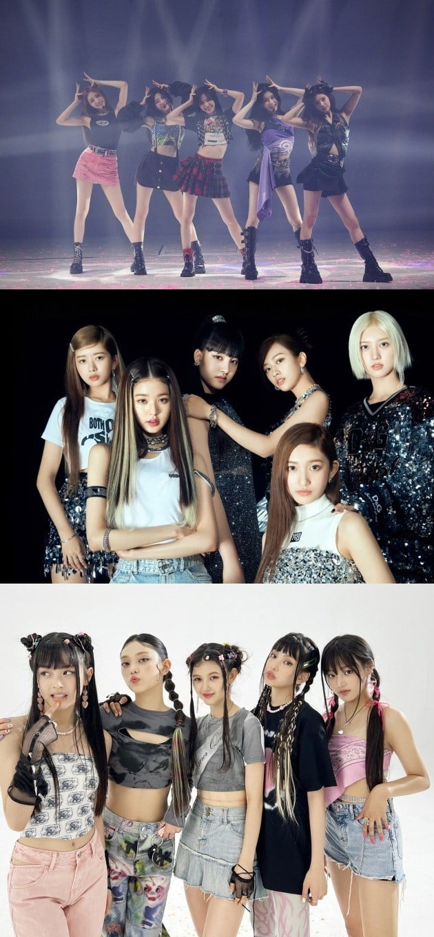 그룹 ITZY, 아이브, 뉴진스 /사진=각 소속사 제공