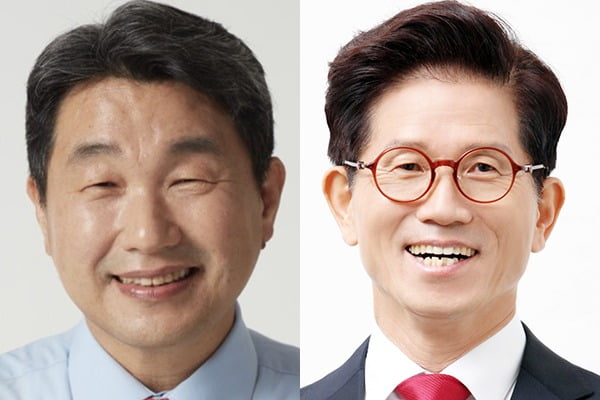 이주호 전 교육과학기술부 장관(왼쪽) 김문수 전 경기도지사