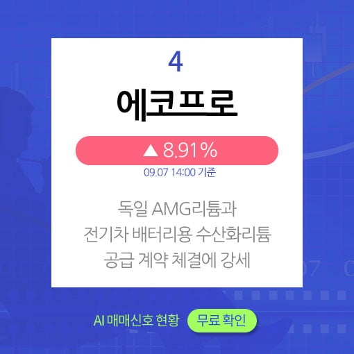 오후장 급등주 PICK 5 - 한국정보통신, 예선테크, 미래나노텍...