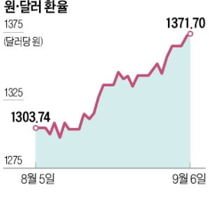 경상수지 흑자 40% 급감…외환보유액은 올들어 267억달러↓