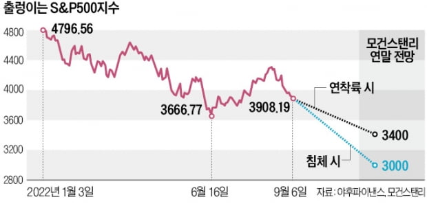 블랙록 "선진국 주식 비중 줄여라"…모건스탠리 "S&P, 23% 추가 하락"