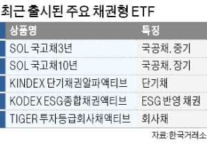 개미 자금 몰리는 채권 ETF…"분산·분할매수 원칙 지켜야"