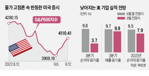 미국 증시 모처럼 반등했지만…낮아진 '실적 전망'이 발목잡나