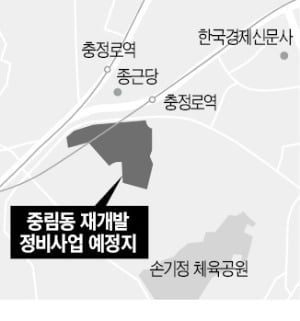 충정로역 앞 낙후지역, 780가구 아파트로 재개발한다