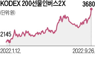 급락장에…인버스ETF는 신고가