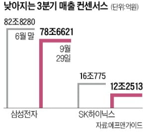 삼성전자 "4분기 반도체 매출 1위 뺏길 수 있다"