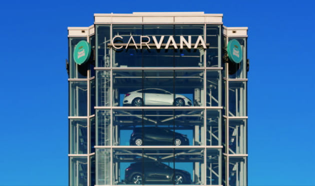 처음으로 중고차 자판기를 만든 미국의 중고차 판매 중개 사이트 ‘카바나’.