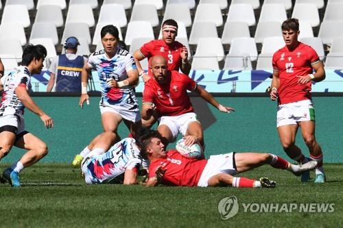 험난한 '월드컵 1승'…7인제 럭비 대표팀, 우간다에 0-12 패배