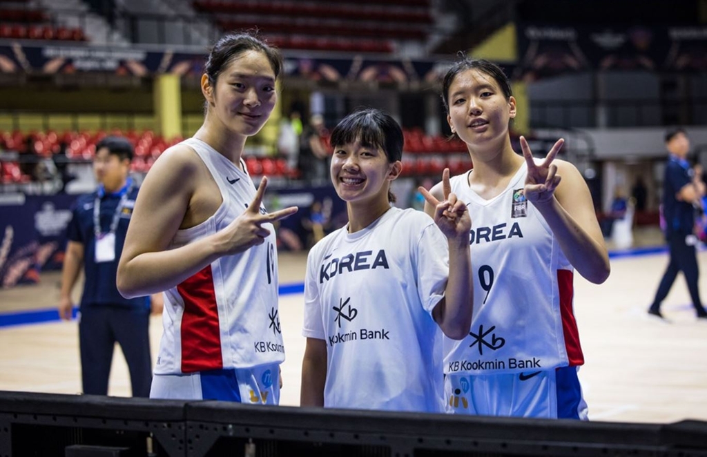 한국 여자농구, 뉴질랜드 꺾고 U-18 아시아선수권 5위로 마무리