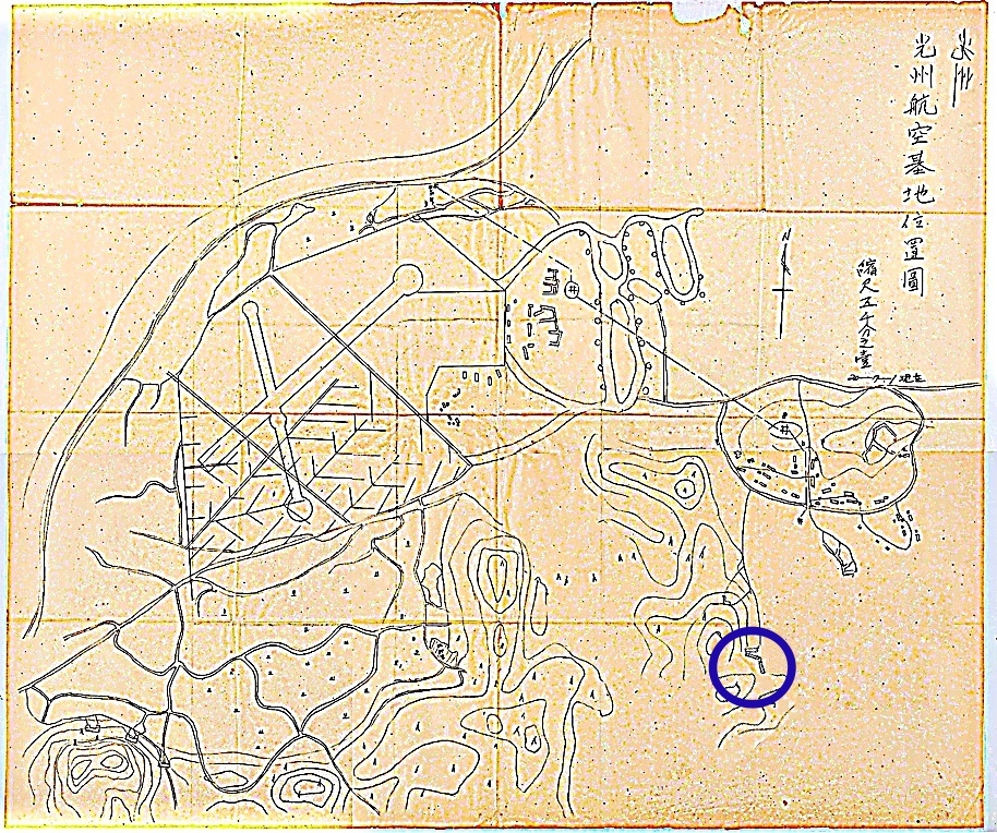 일제 강점기 제작 광주항공기지 지도 첫 공개