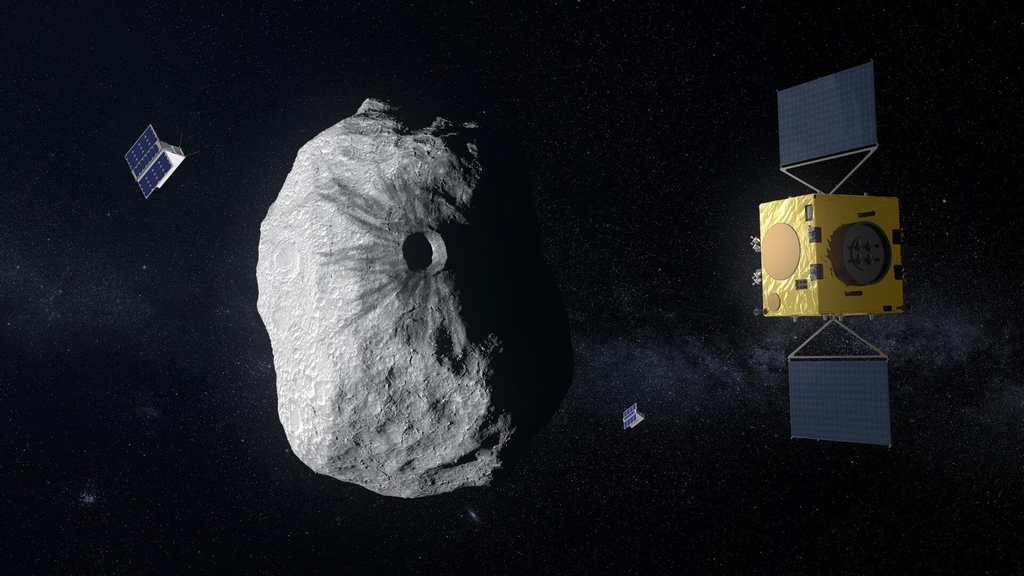 허블·웹 망원경, 소행성 충돌 실험 첫 동시 관측 이미지 공개
