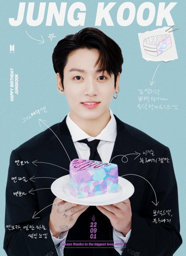 방탄소년단 정국, 쏟아진 생일 축하 세례…전세계 실트 톱 6위 '싹쓸이'