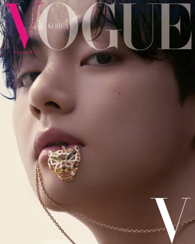 방탄소년단 뷔, 커버 VOGUE '케이타운포 K팝 최다판매