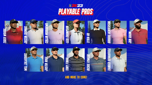 Lydia Go seems in PGA TOUR 2K23