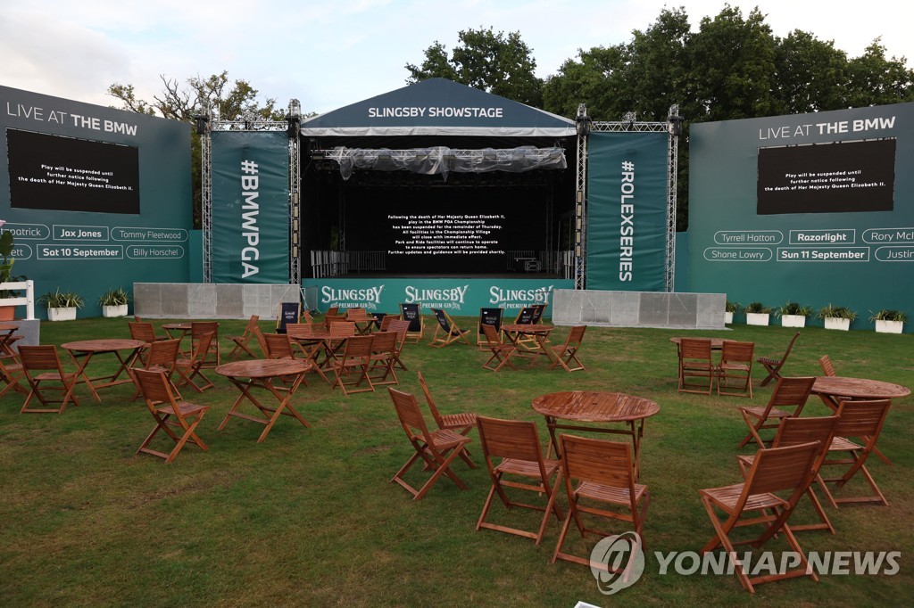 [고침] 스포츠([英여왕 서거] 영국 내 골프·축구·럭비·…)