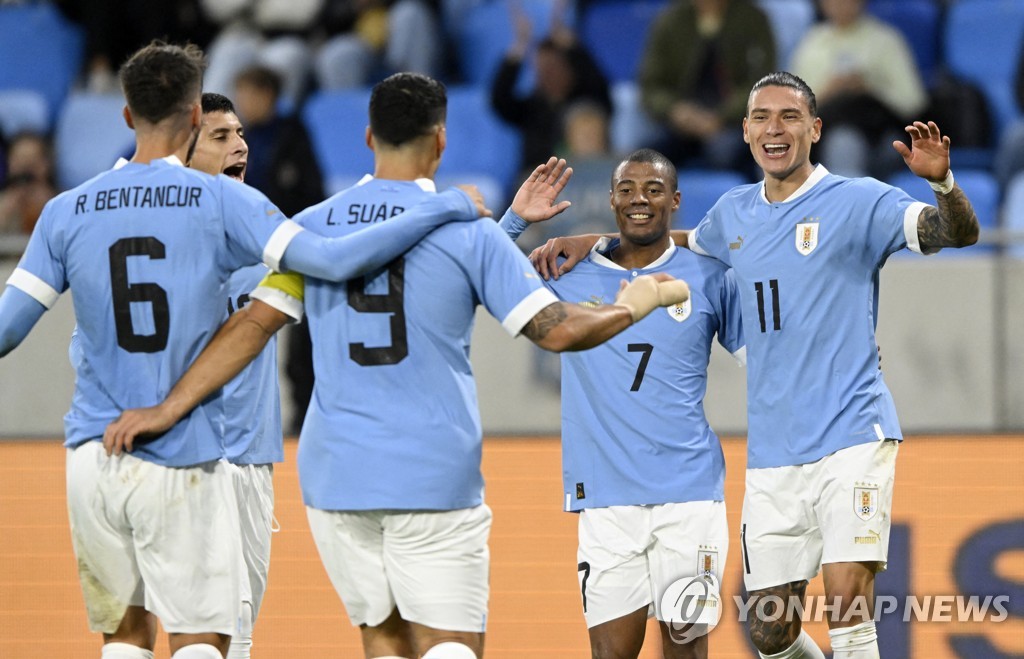 '누녜스 득점포' 벤투호 상대 우루과이, 캐나다 2-0 격파