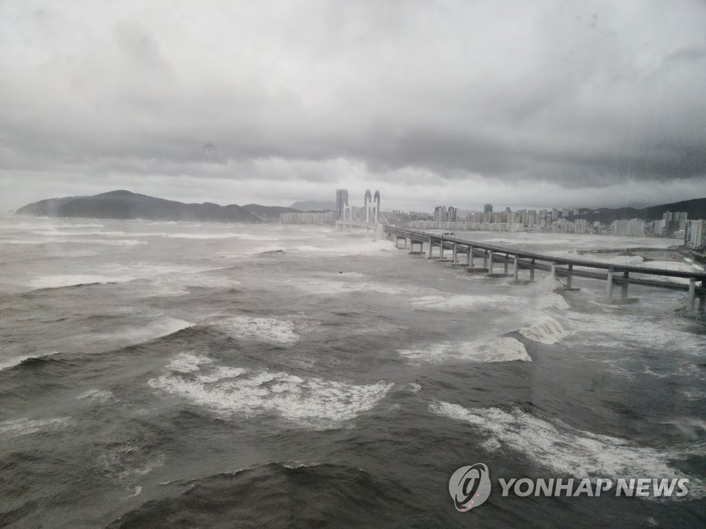 [태풍 힌남노] 침수차량 운전자 구조 등 부산서도 피해 속출(종합)