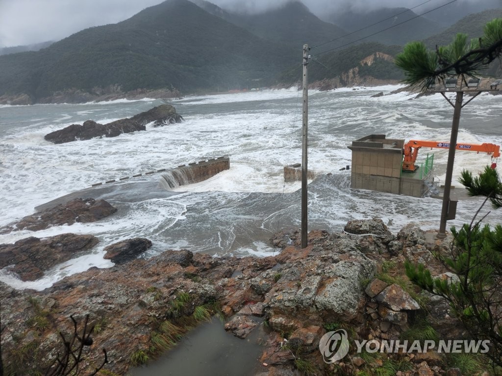 [태풍 힌남노] 전남 농어업 피해 점차 확산