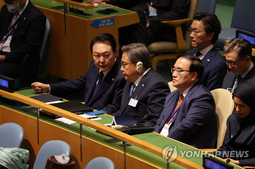 한미회담 불발·한일회담 논란…尹 정상외교 '뉴욕발 파장'