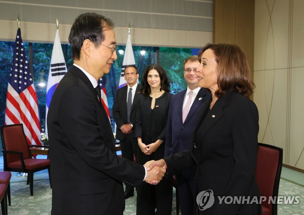 美백악관 "해리스, 韓총리에 'IRA 한국 우려 이해'…협의 지속"