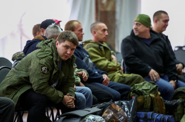 Russian reserve forces convened by partial mobilization order.  photo = REUTERS