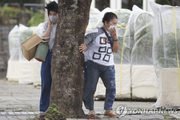 [태풍 힌남노] "日규슈 북부, 전신주 넘어뜨릴 강풍 전망"