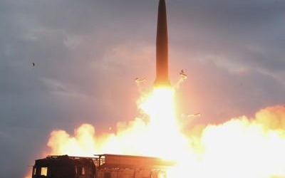 [속보] "북한, 평북 태천 일대서 동해로 단거리탄도미사일 1발 발사"