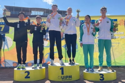 한국 근대5종, U-19 아시아선수권대회 혼성계주 은메달